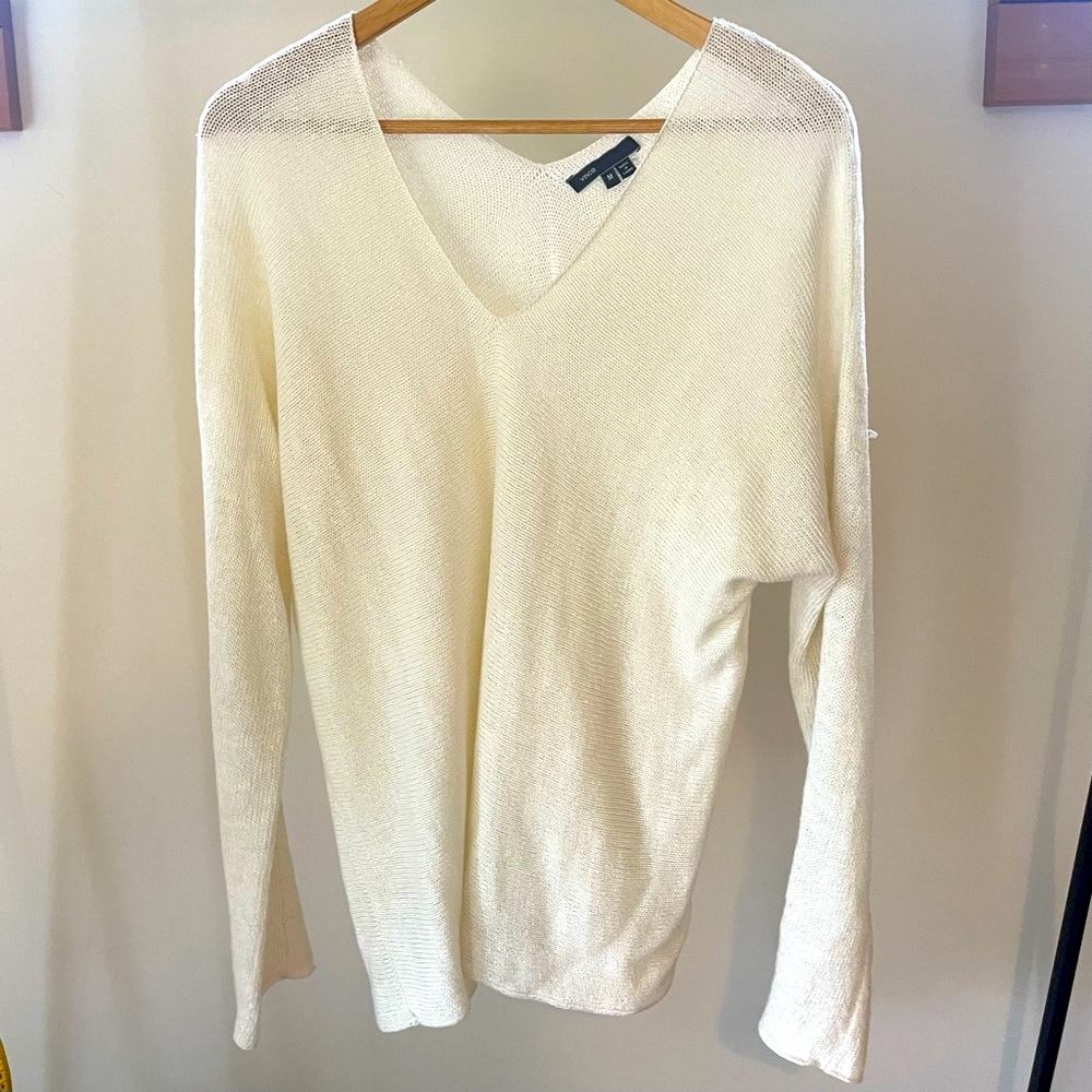 Vince White Light Sweater